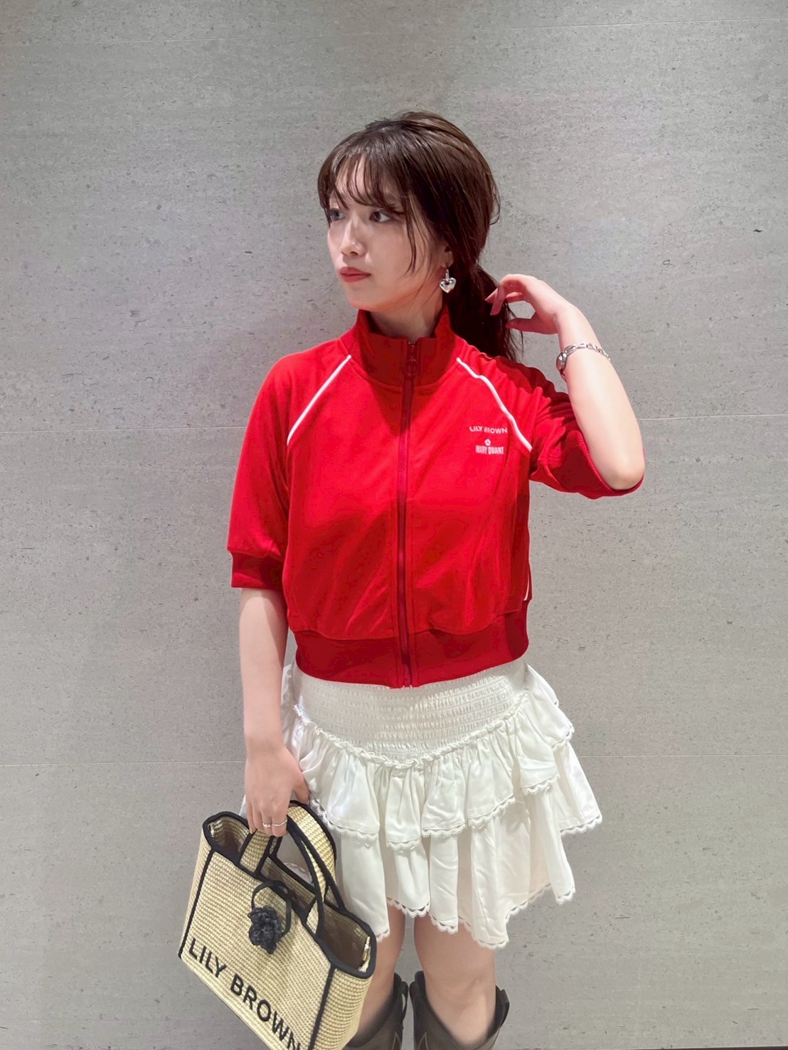 LILY BROWN×MARY QUANT】ハーフスリーブトラックジャケット