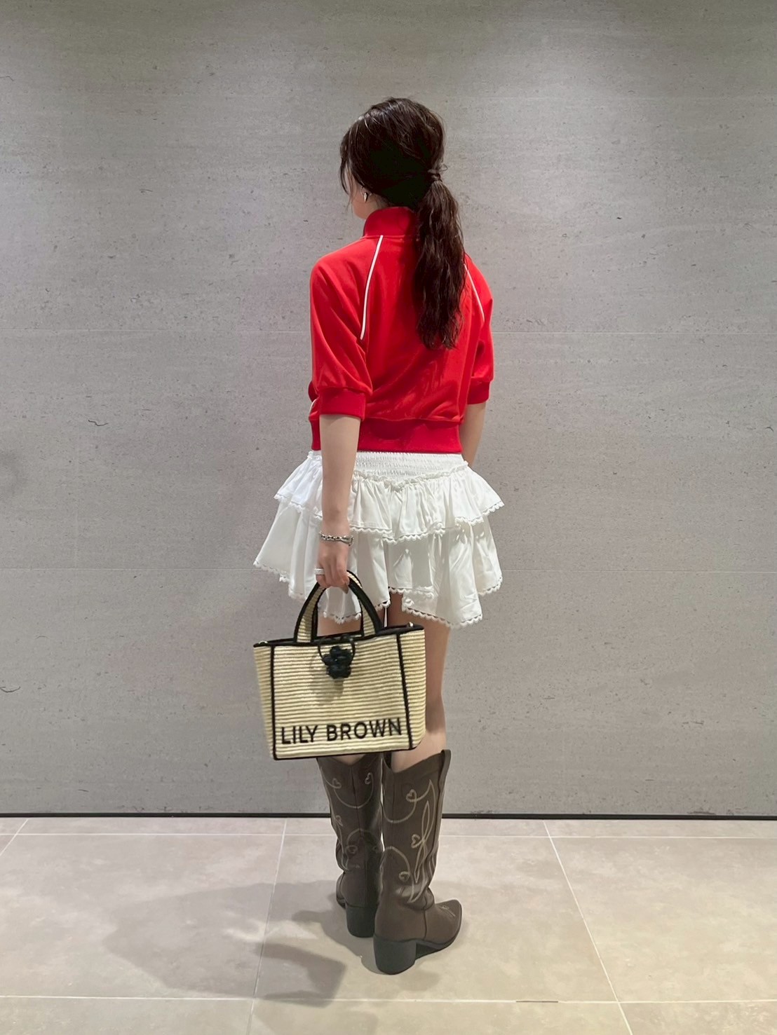 LILY BROWN×MARY QUANT】ハーフスリーブトラックジャケット
