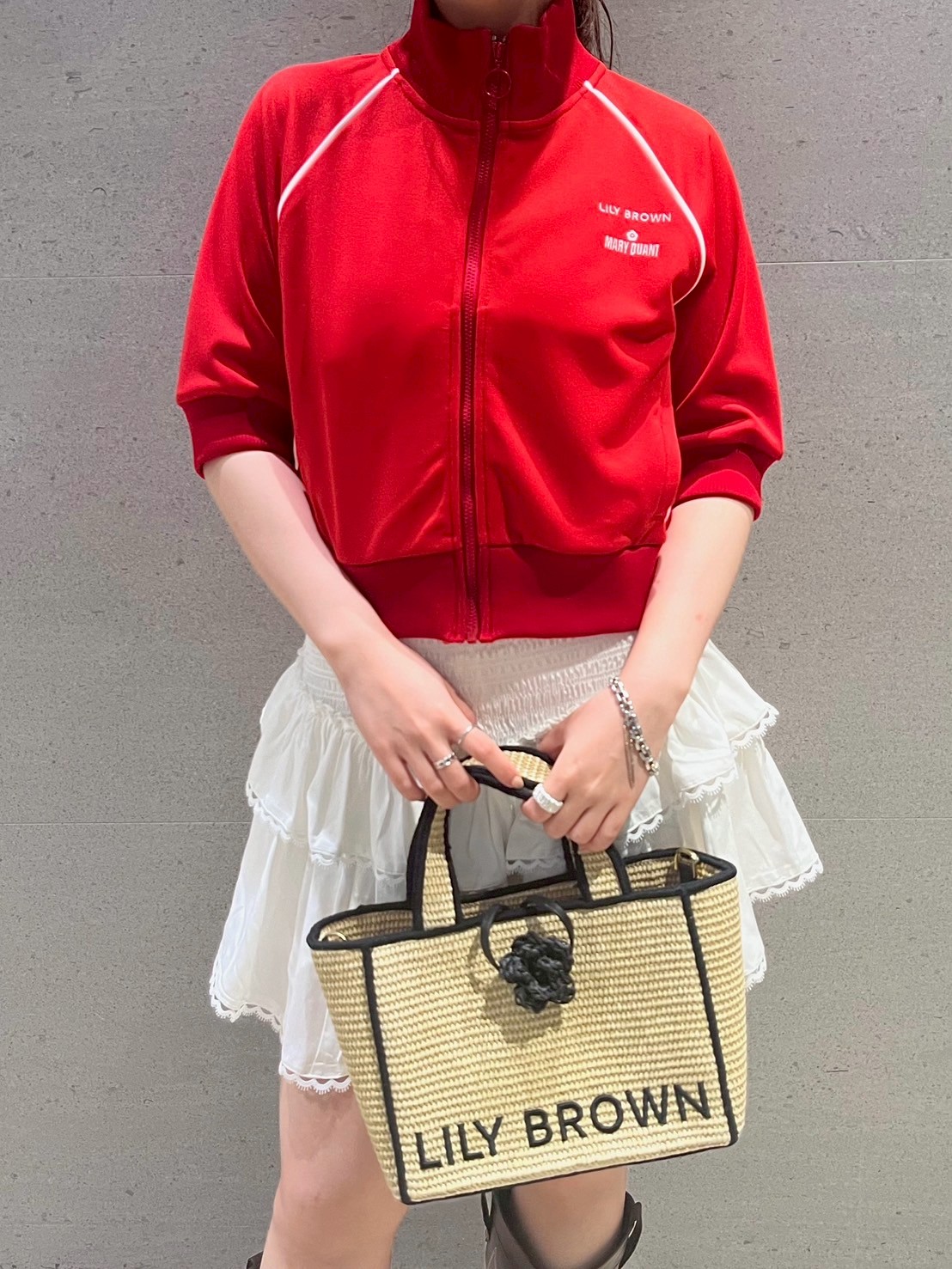 LILY BROWN×MARY QUANT】ハーフスリーブトラックジャケット