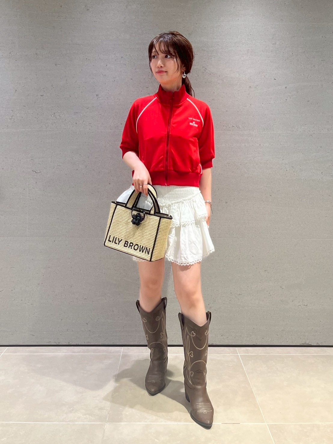 LILY BROWN×MARY QUANT】ハーフスリーブトラックジャケット
