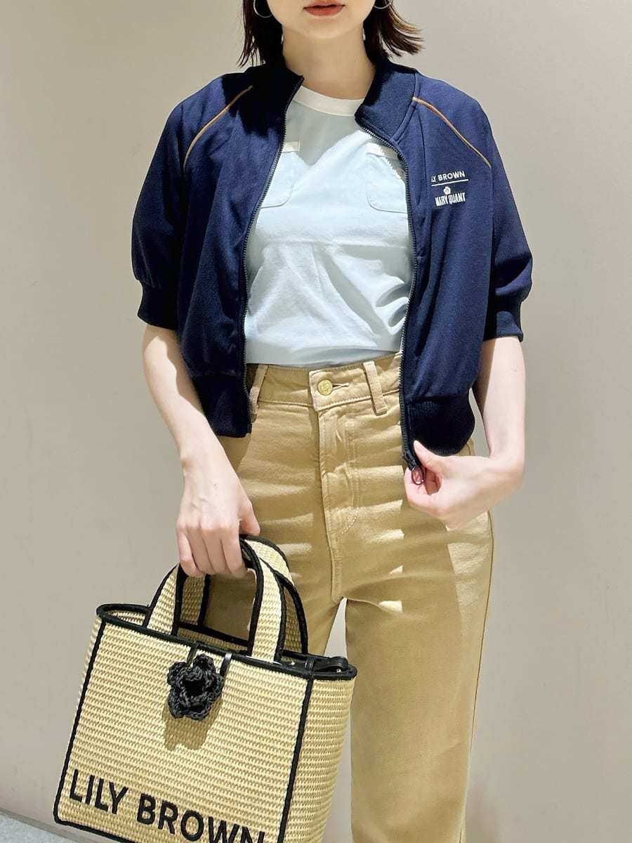 LILY BROWN×MARY QUANT】ハーフスリーブトラックジャケット