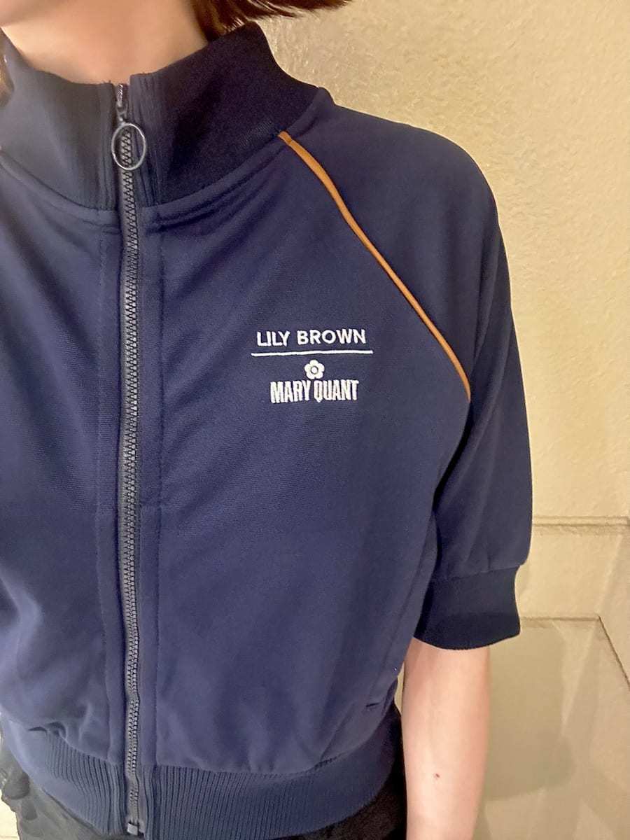 LILY BROWN×MARY QUANT】ハーフスリーブトラックジャケット
