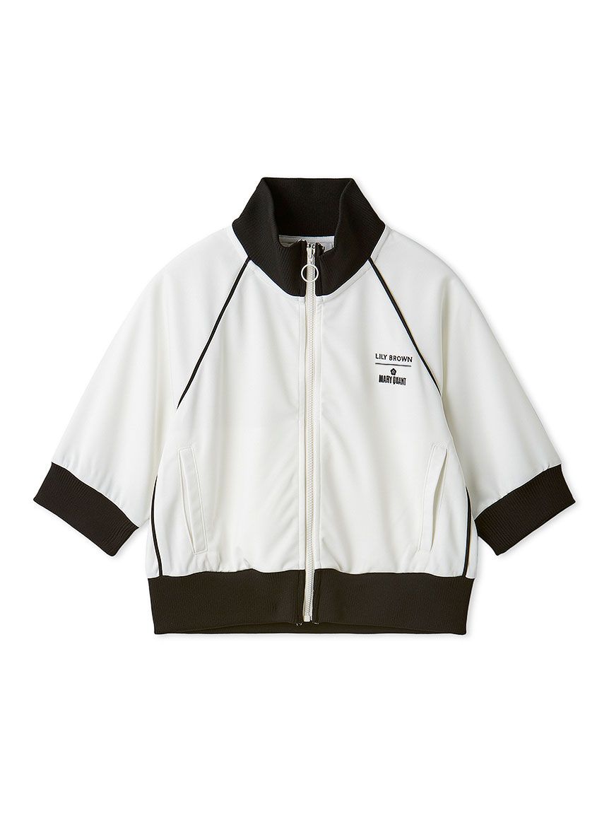 【LILYBROWN×MARYQUANT】ハーフスリーブトラックジャケット LILY BROWN×MARY QUANT】ハーフスリーブトラックジャケット