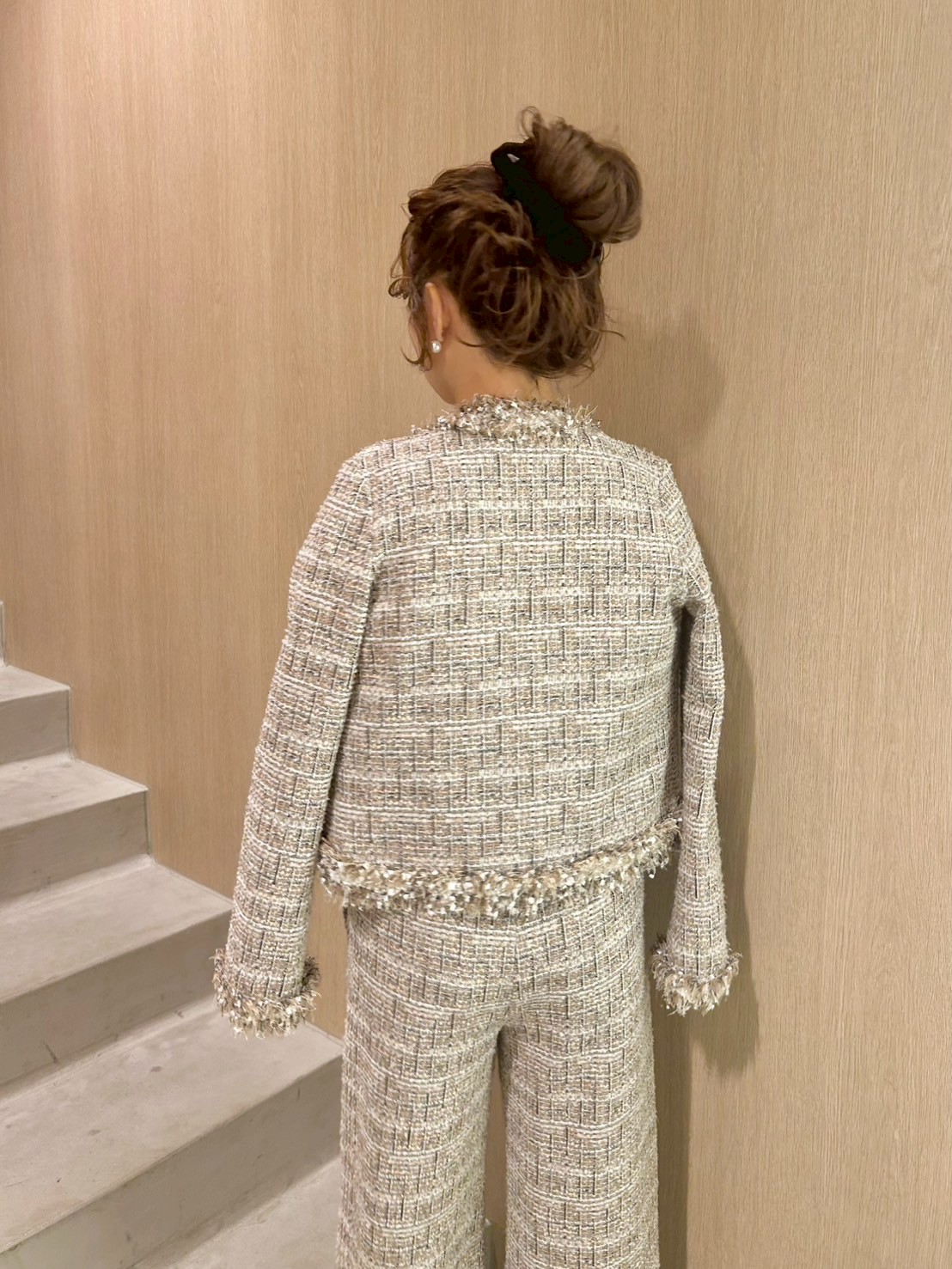 カットツイードフリンジジャケット(ジャケット)｜アウター｜LILY