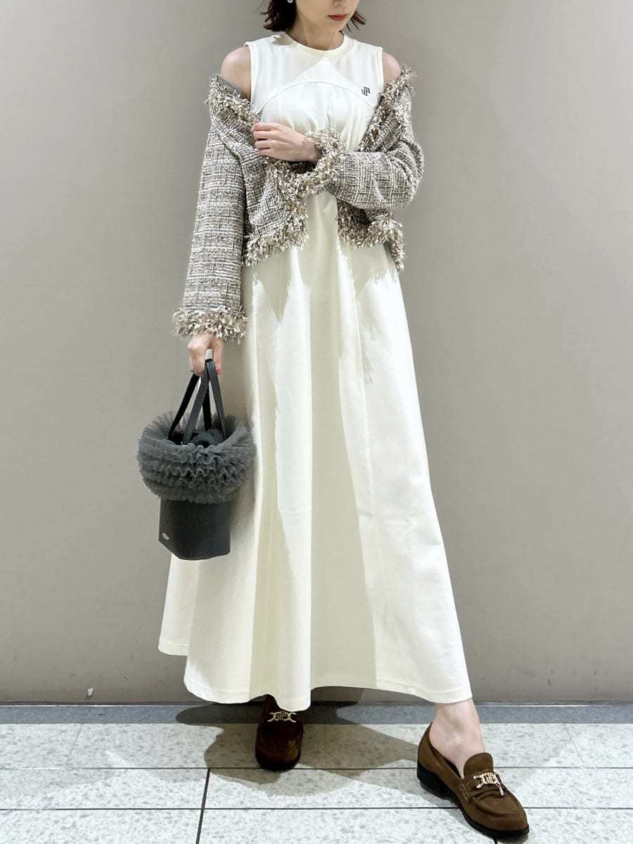 カットツイードフリンジジャケット(ジャケット)｜アウター｜LILY