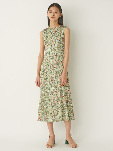 フラワーバックリボンカットワンピース マキシ ロングワンピース ワンピース Lily Brown リリーブラウン の通販サイト 公式