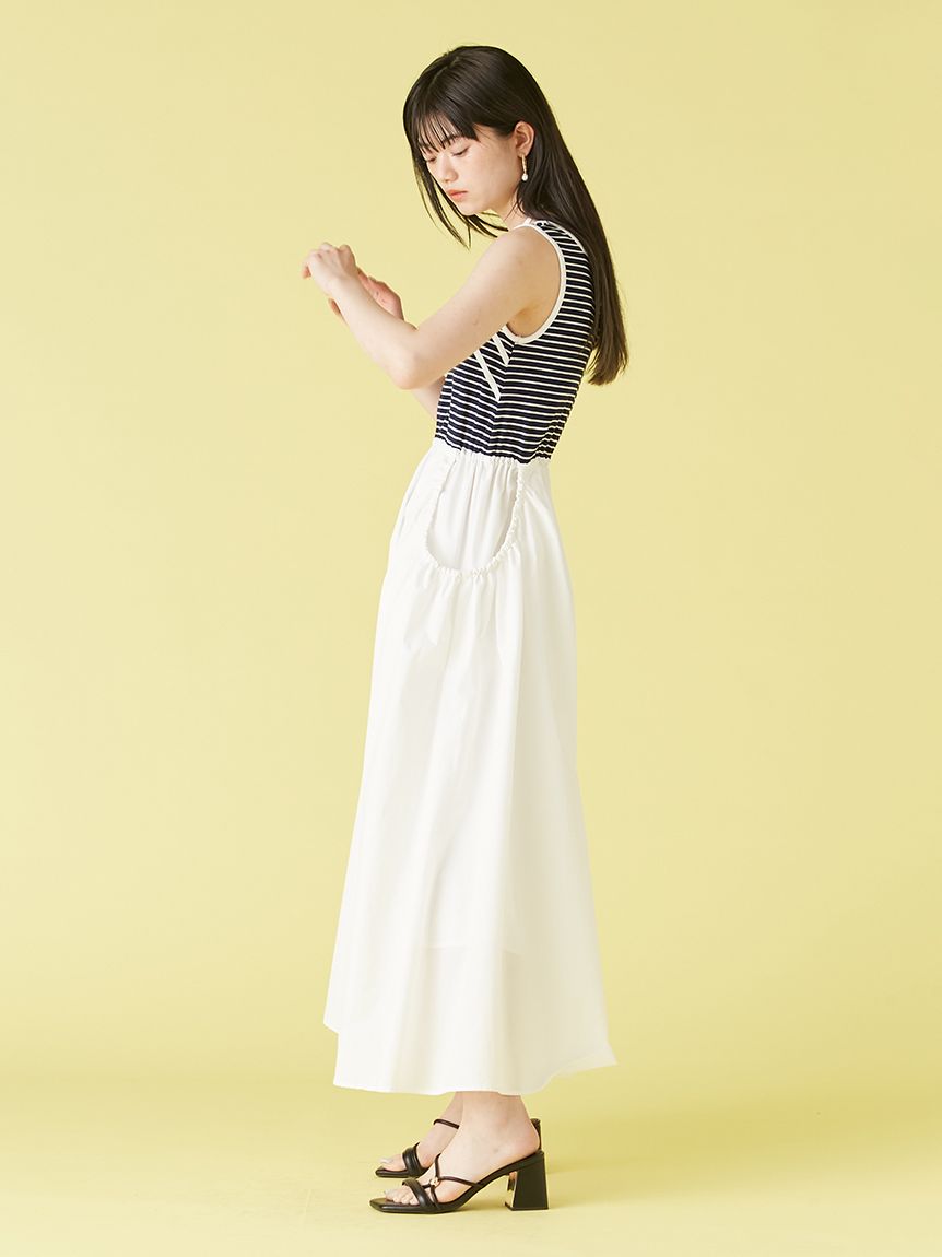 LILY BROWN ロングワンピース サイズ1 結婚式 LB刺繍カットロングワンピース(マキシ・ロングワンピース
