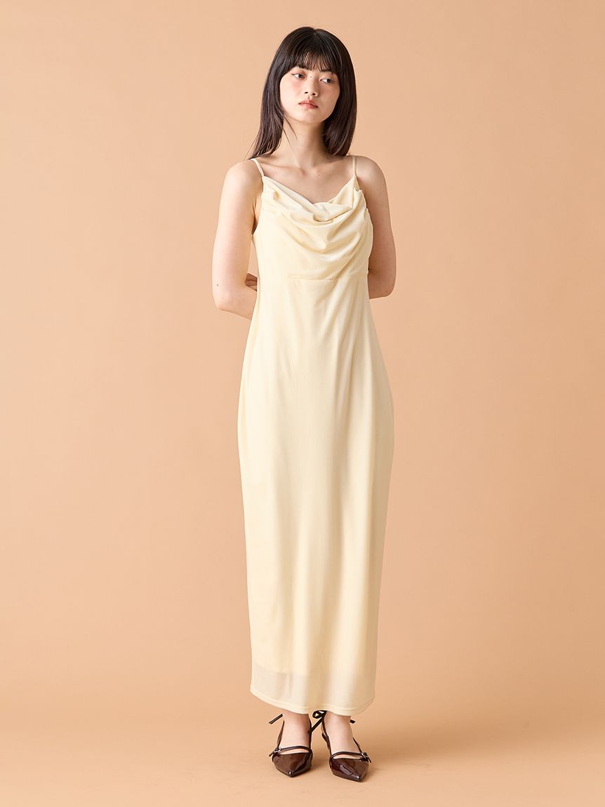 美品　LILY BROWN ドレープラッフルキャミワンピース LILY BROWN｜ドレープラッフルキャミワンピース | Rakuten