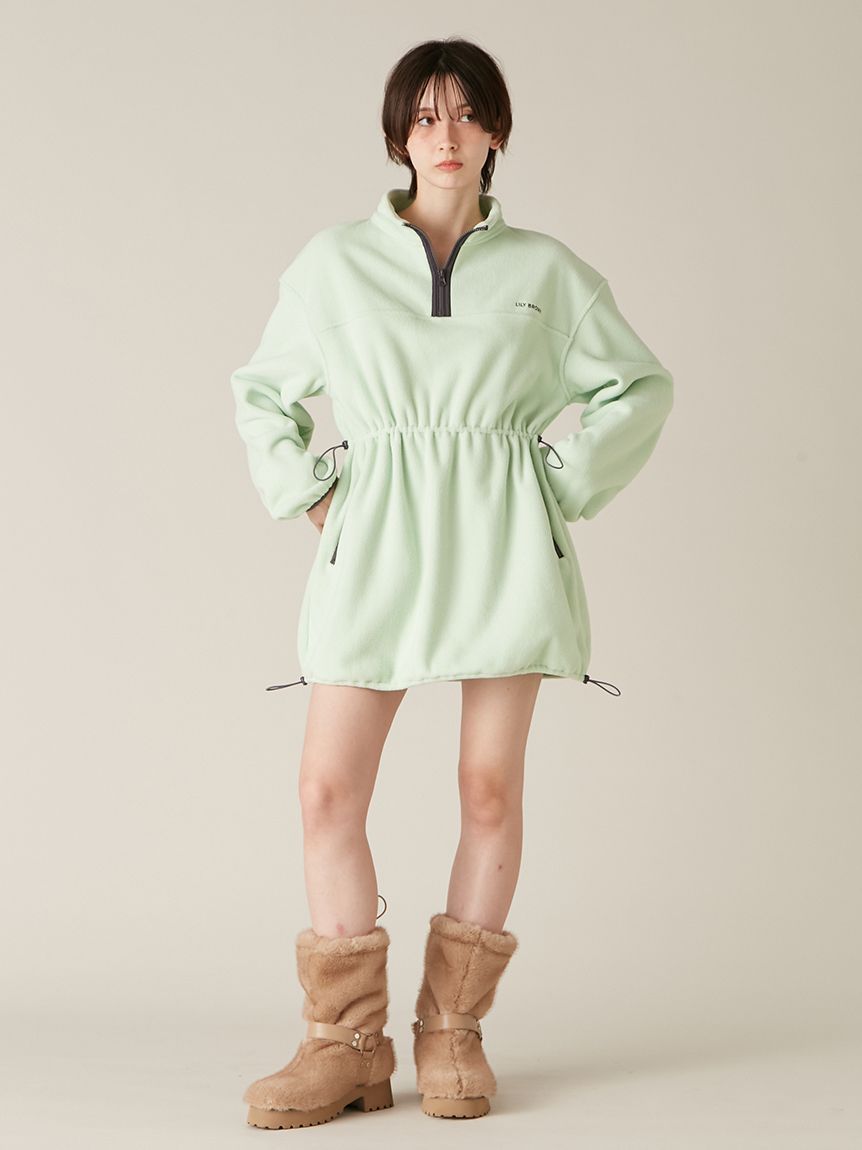 フリースワンピース(ミニワンピース)｜ワンピース｜LILY BROWN（リリー