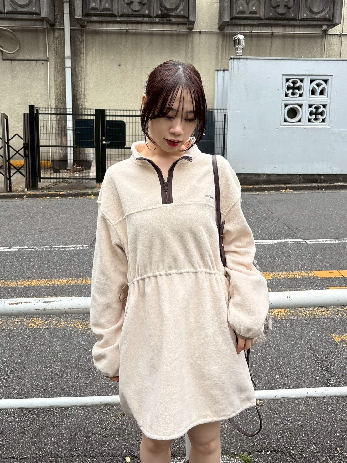 フリースワンピース(ミニワンピース)｜ワンピース｜LILY BROWN（リリー