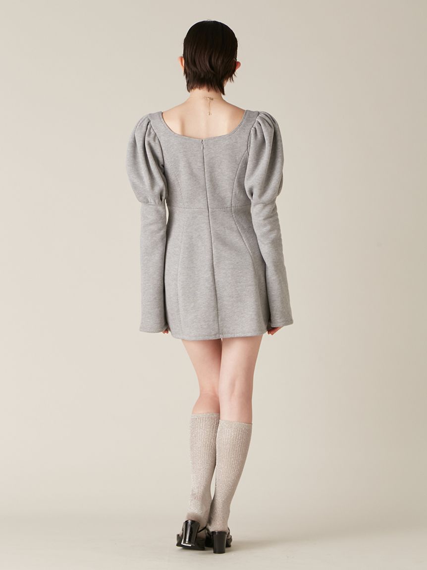ロココ調スウェットミニワンピース(ミニワンピース)｜ワンピース｜LILY