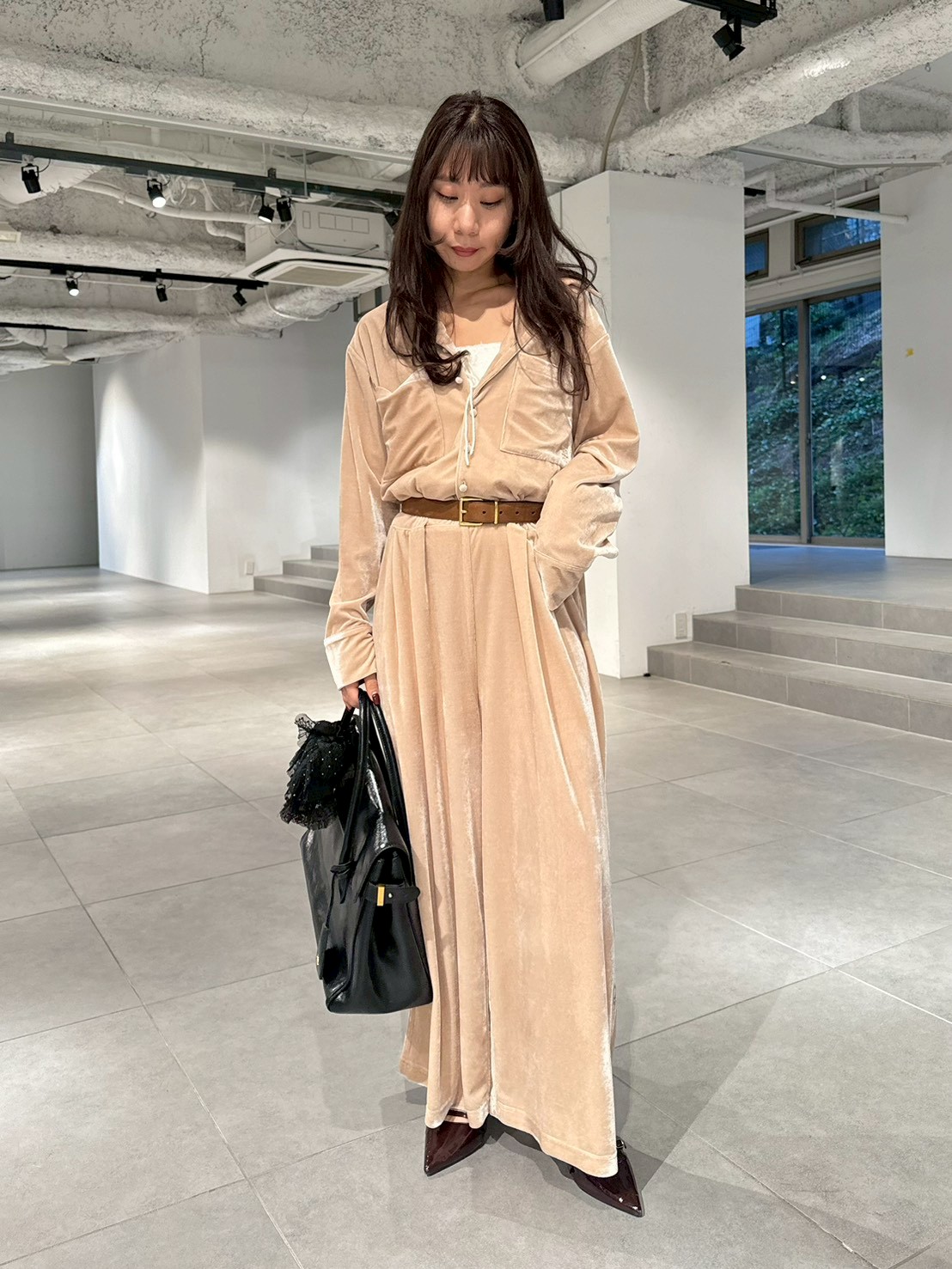 WEB限定00サイズ】ベロアジャンプスーツ(ピアス)｜アクセサリー｜LILY