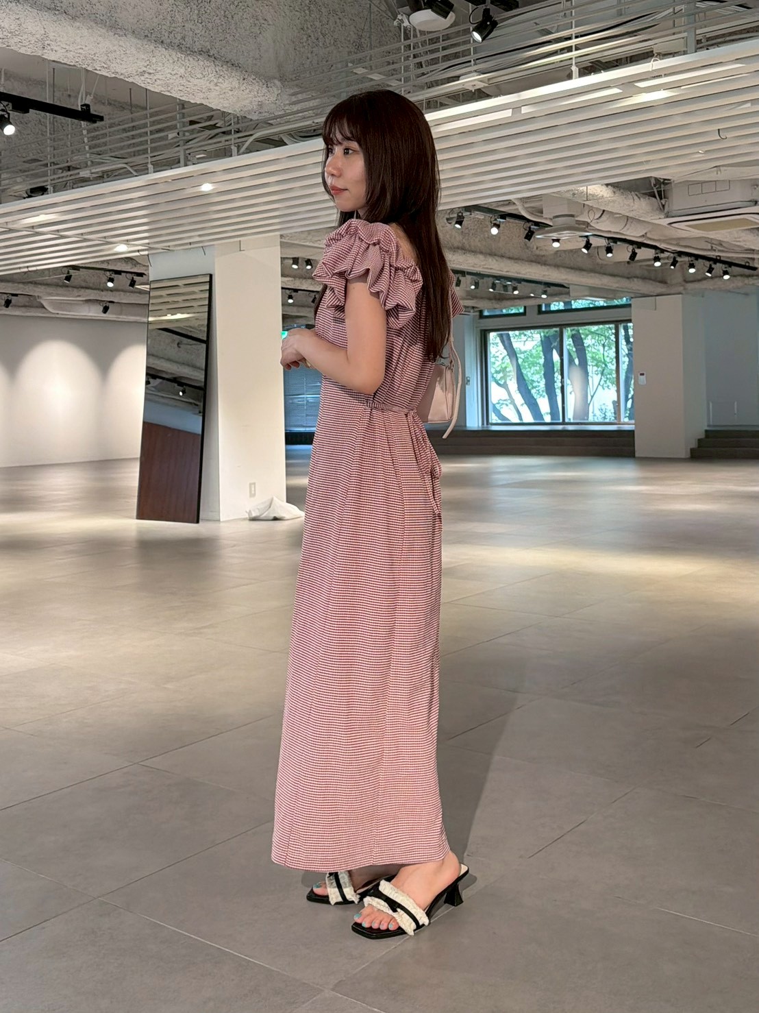 Julier リブロングスリーブプルオーバー2枚セット　パッド無し 新色追加】2wayダブルスリーブカットワンピース(マキシ・ロング