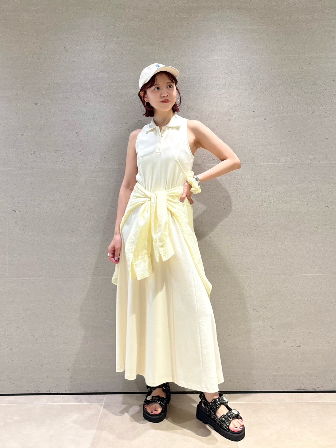 限定カラー】アメスリポロワンピース(マキシ・ロングワンピース