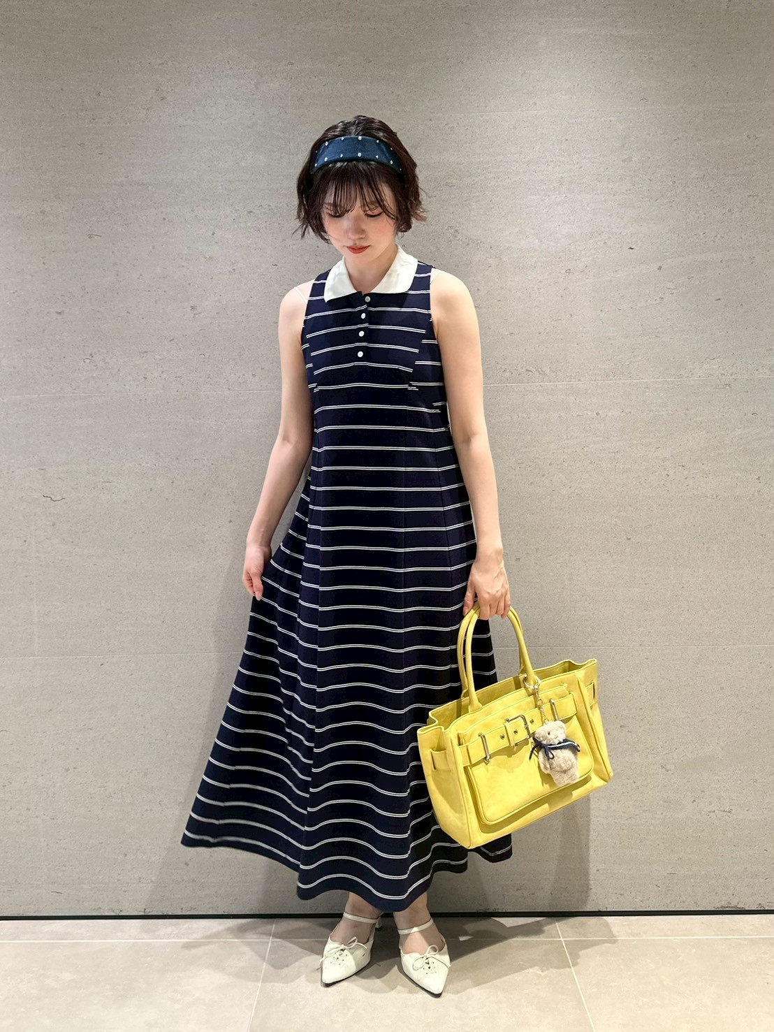 限定カラー】アメスリポロワンピース(マキシ・ロングワンピース 