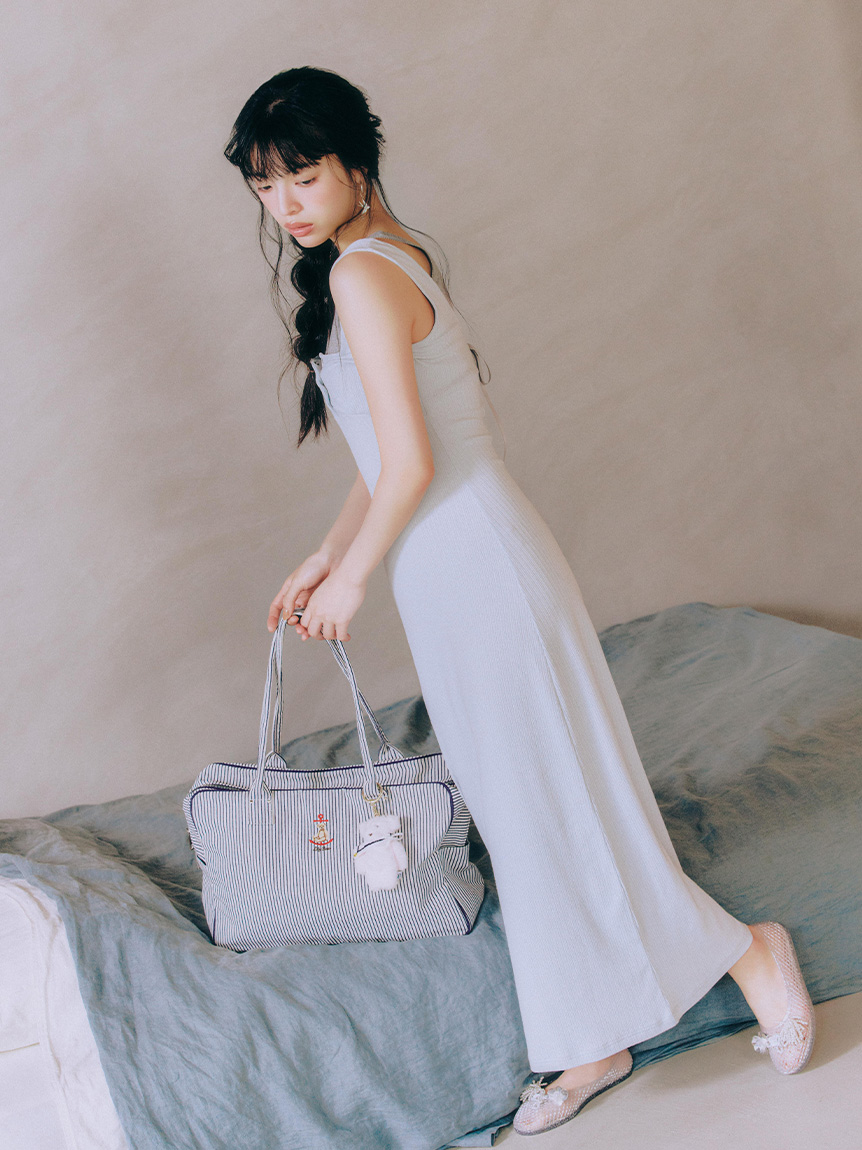 LILY BROWN レイヤードレースアップカットワンピース レイヤードレースアップカットワンピース(ロングワンピース)｜ONE
