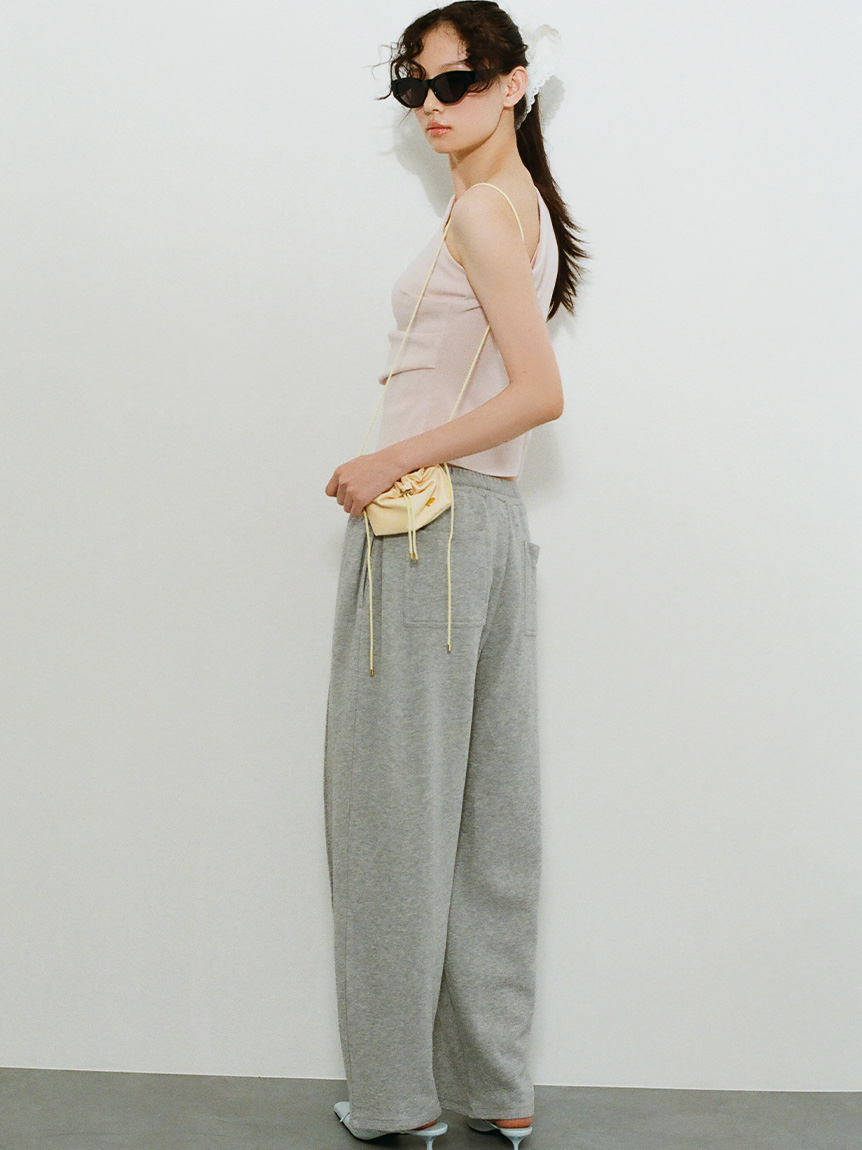 WEB限定00サイズ】スウェットワイドパンツ(ロングパンツ