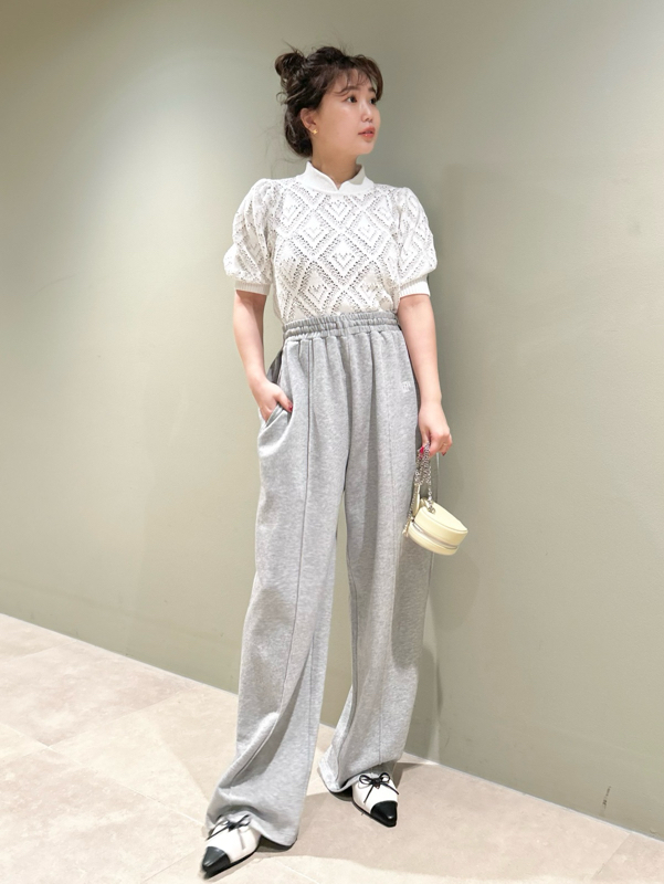 WEB限定00サイズ】スウェットワイドパンツ(ロングパンツ WEB限定00サイズ】スウェットワイドパンツ(ロングパンツ