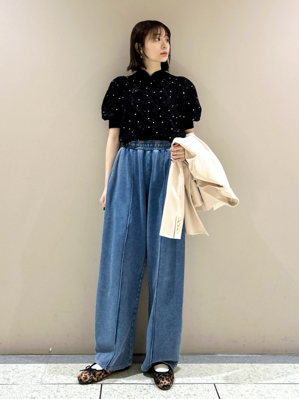 ダブルループワイドパンツ(ロングパンツ)｜パンツ｜LILY BROWN