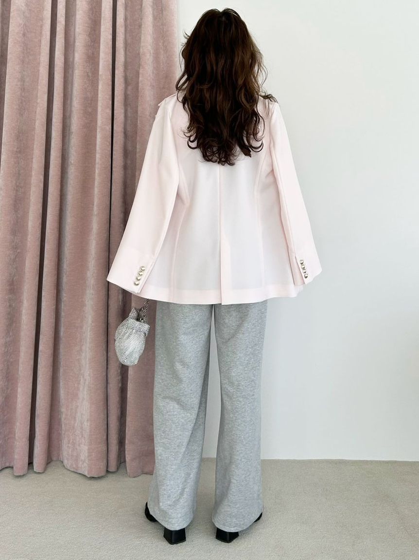 LB刺繍スウェットワイドパンツ(ロングパンツ)｜パンツ｜LILY