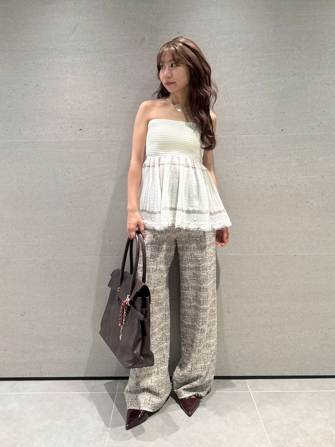 8/31で取り下げ予定　最終値下げ中CABaN ツイードボーダー 8/31で取り下げ予定 最終値下げ中CABaN ツイードボーダー