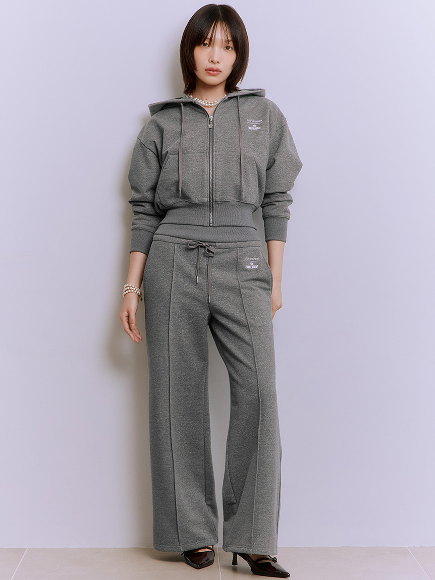 WEB限定00サイズ】【LILY BROWN×MARY QUANT】スウェットパンツ(ロング