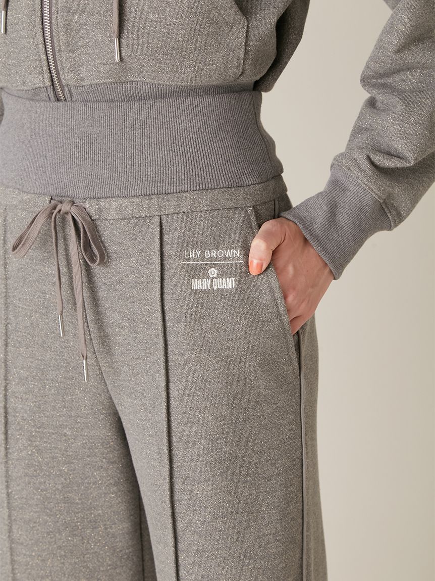 WEB限定00サイズ】【LILY BROWN×MARY QUANT】スウェットパンツ(ロング