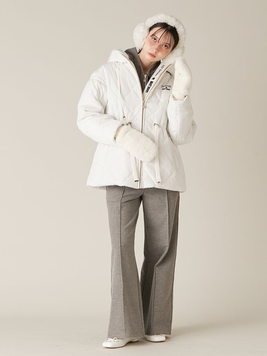 WEB限定00サイズ】【LILY BROWN×MARY QUANT】スウェットパンツ(ロング