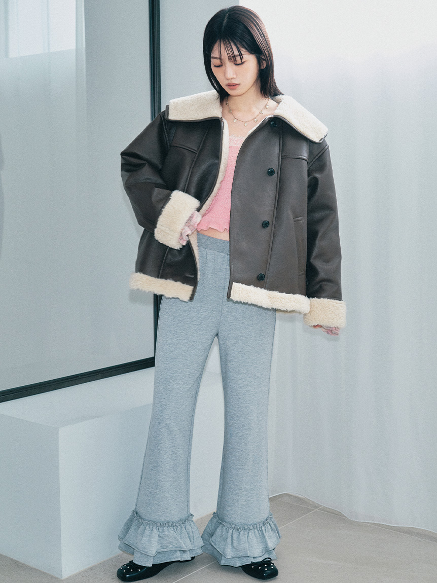 バリエーションフリルパンツ(ロングパンツ)｜パンツ｜LILY BROWN