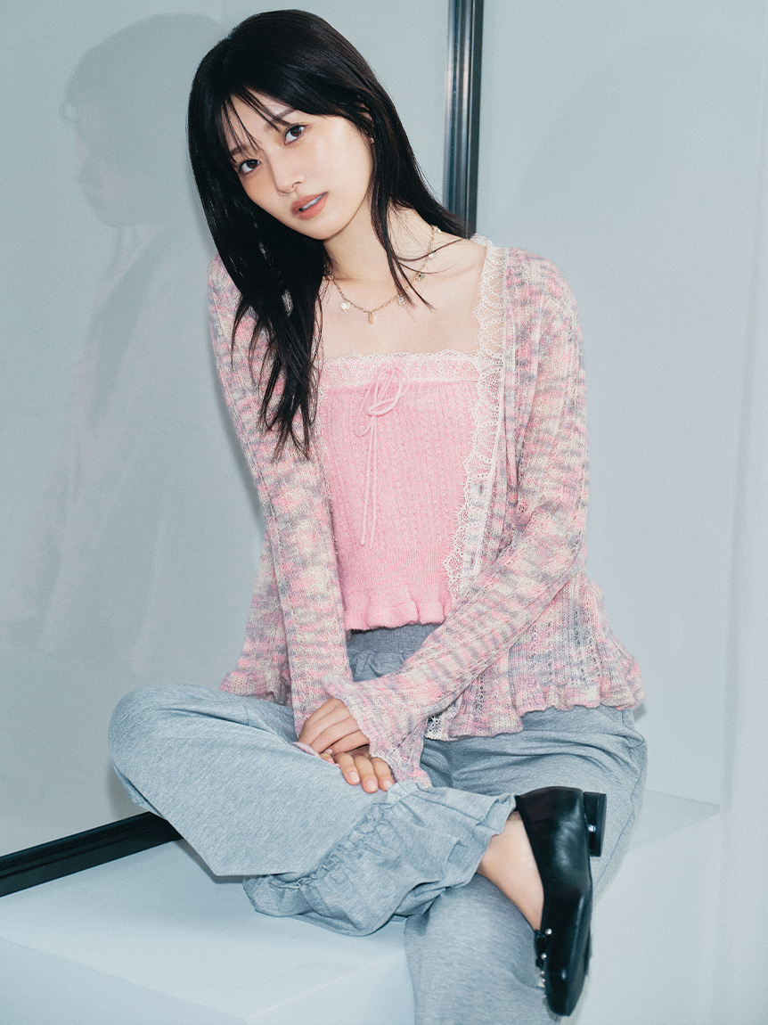 バリエーションフリルパンツ(ロングパンツ)｜パンツ｜LILY BROWN