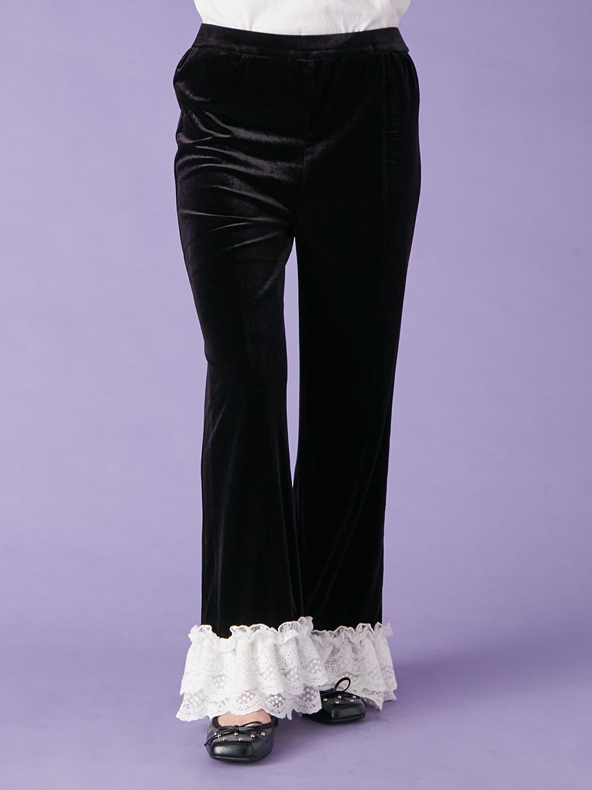 バリエーションフリルパンツ(ロングパンツ)｜パンツ｜LILY BROWN