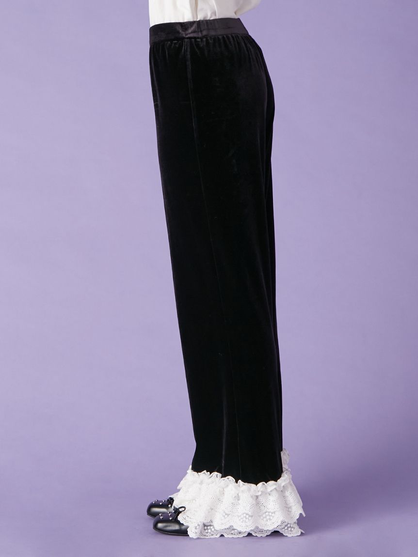 バリエーションフリルパンツ(ロングパンツ)｜パンツ｜LILY BROWN