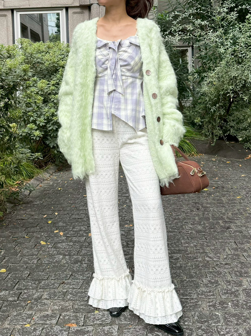 バリエーションフリルパンツ(ロングパンツ)｜パンツ｜LILY BROWN