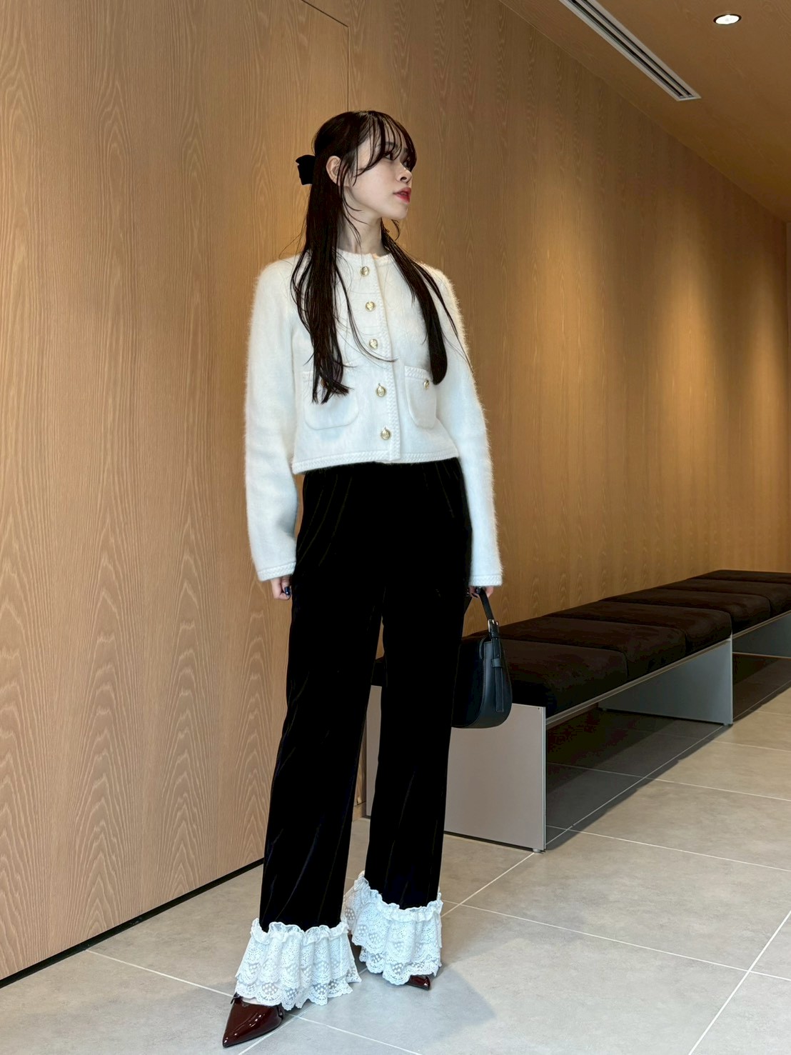 バリエーションフリルパンツ(ロングパンツ)｜パンツ｜LILY BROWN