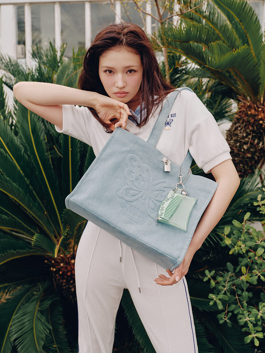 LILY BROWN×ANNA SUI】サイドラインパイルパンツ(ロングパンツ