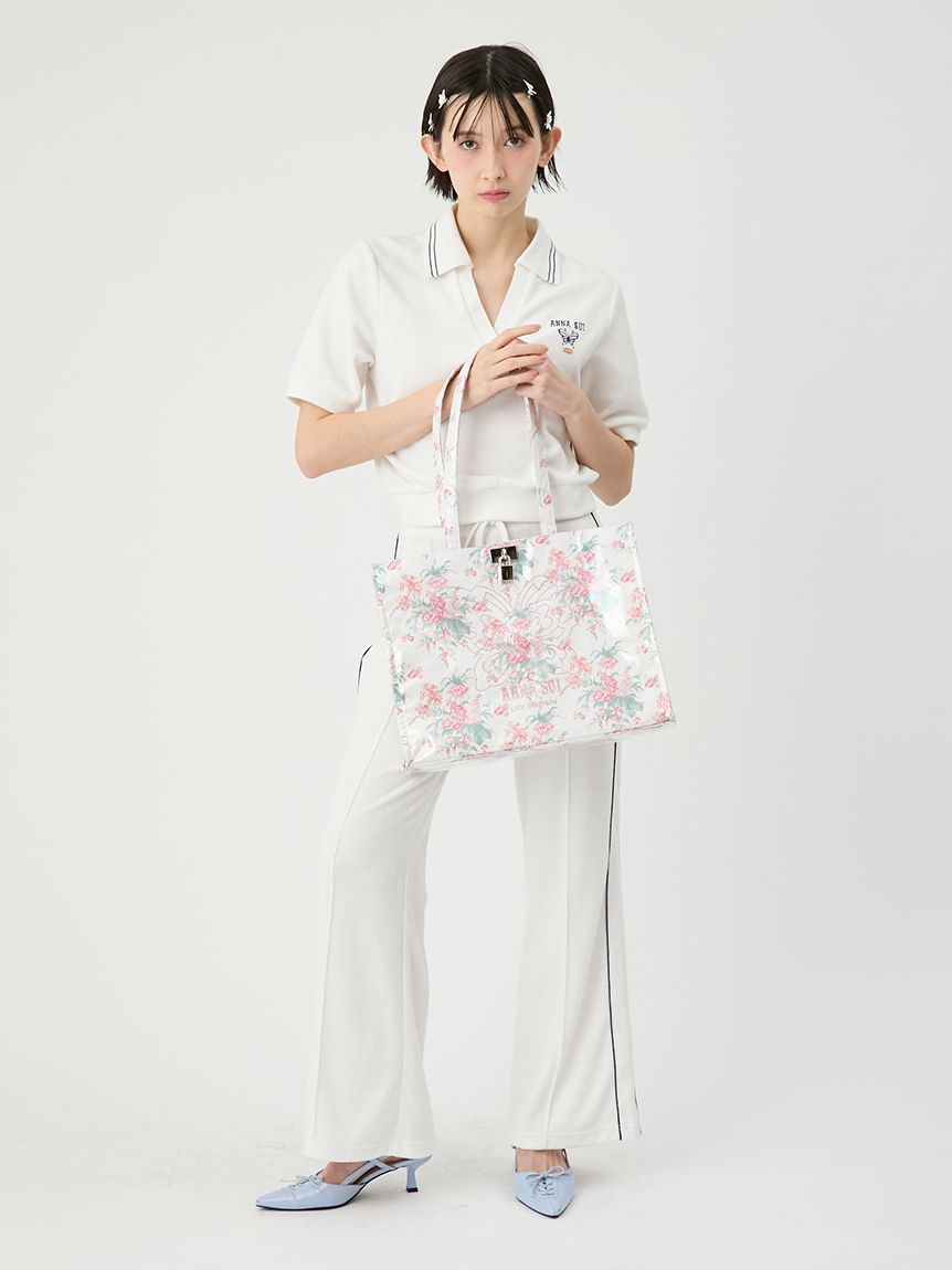 LILY BROWN×ANNA SUI】サイドラインパイルパンツ(ロングパンツ