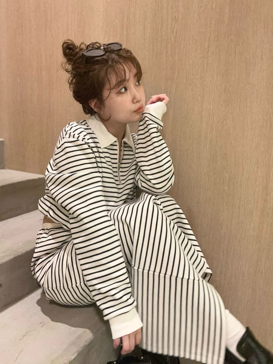 WEB限定カラー】ペンシルスウェットスカート(タイトスカート