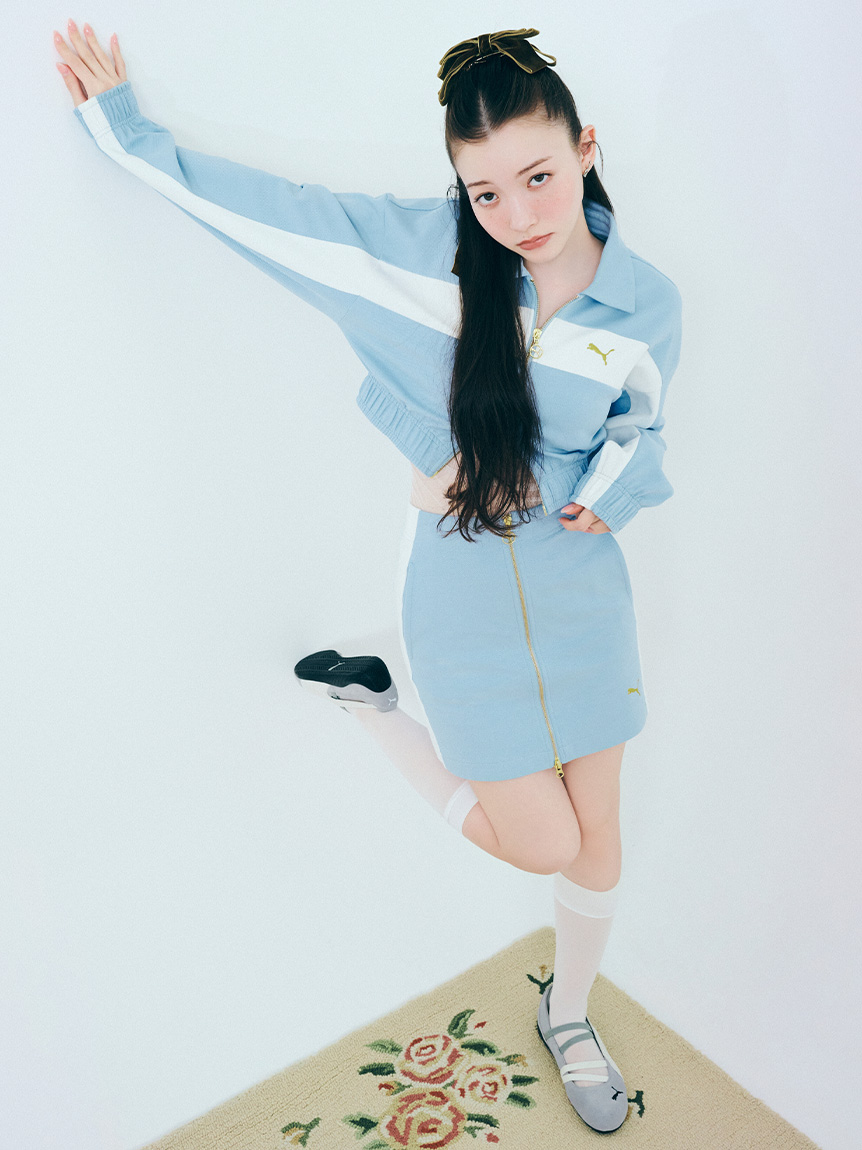 LILY BROWN×PUMA】フロントジップミニスカート(ミニスカート