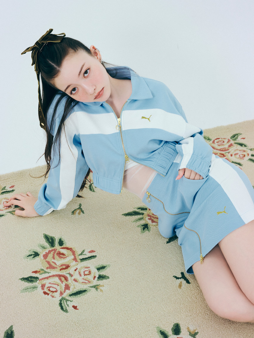 LILY BROWN×PUMA】フロントジップミニスカート(ミニスカート