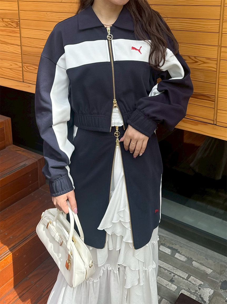 LILY BROWN×PUMA】フロントジップミニスカート(ミニスカート