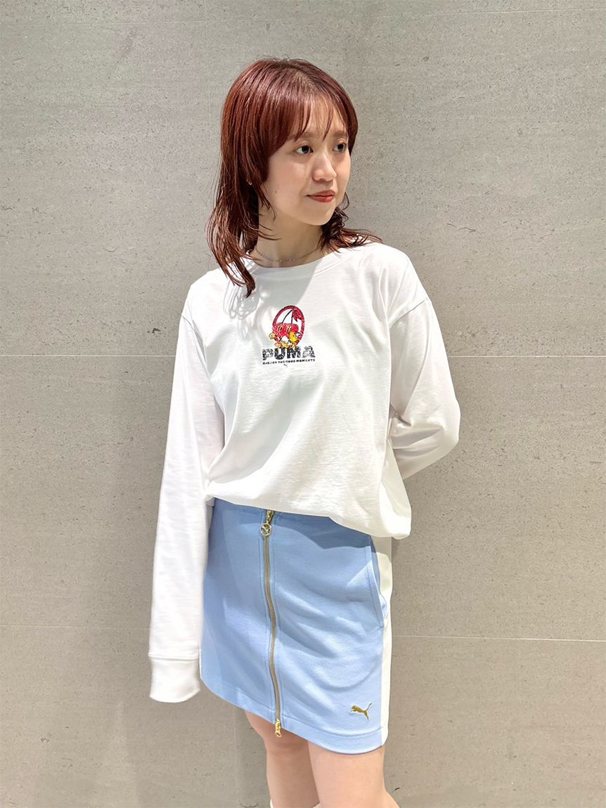 LILY BROWN×PUMA】フロントジップミニスカート(ミニスカート