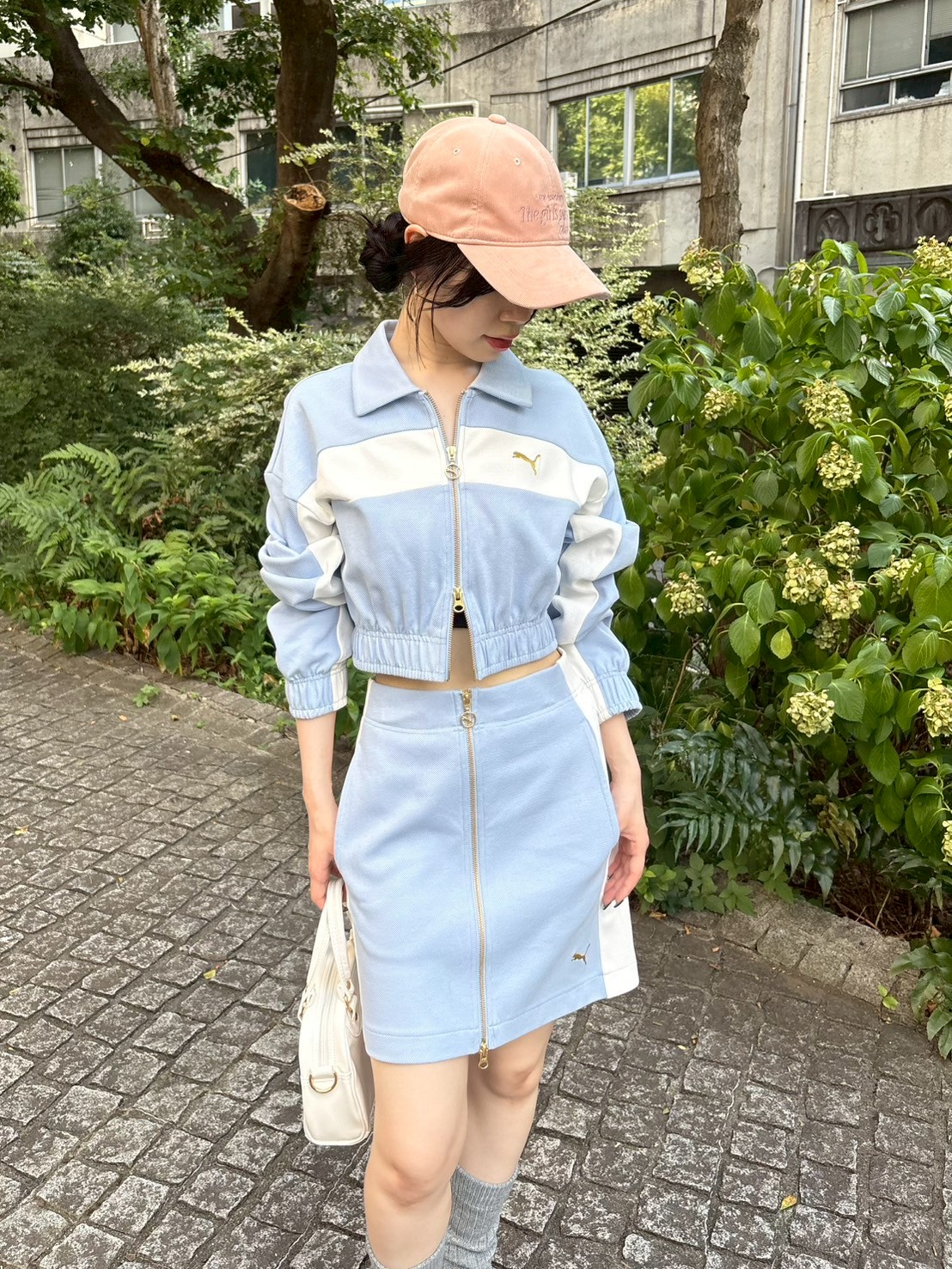 LILY BROWN×PUMA】フロントジップミニスカート(ミニスカート