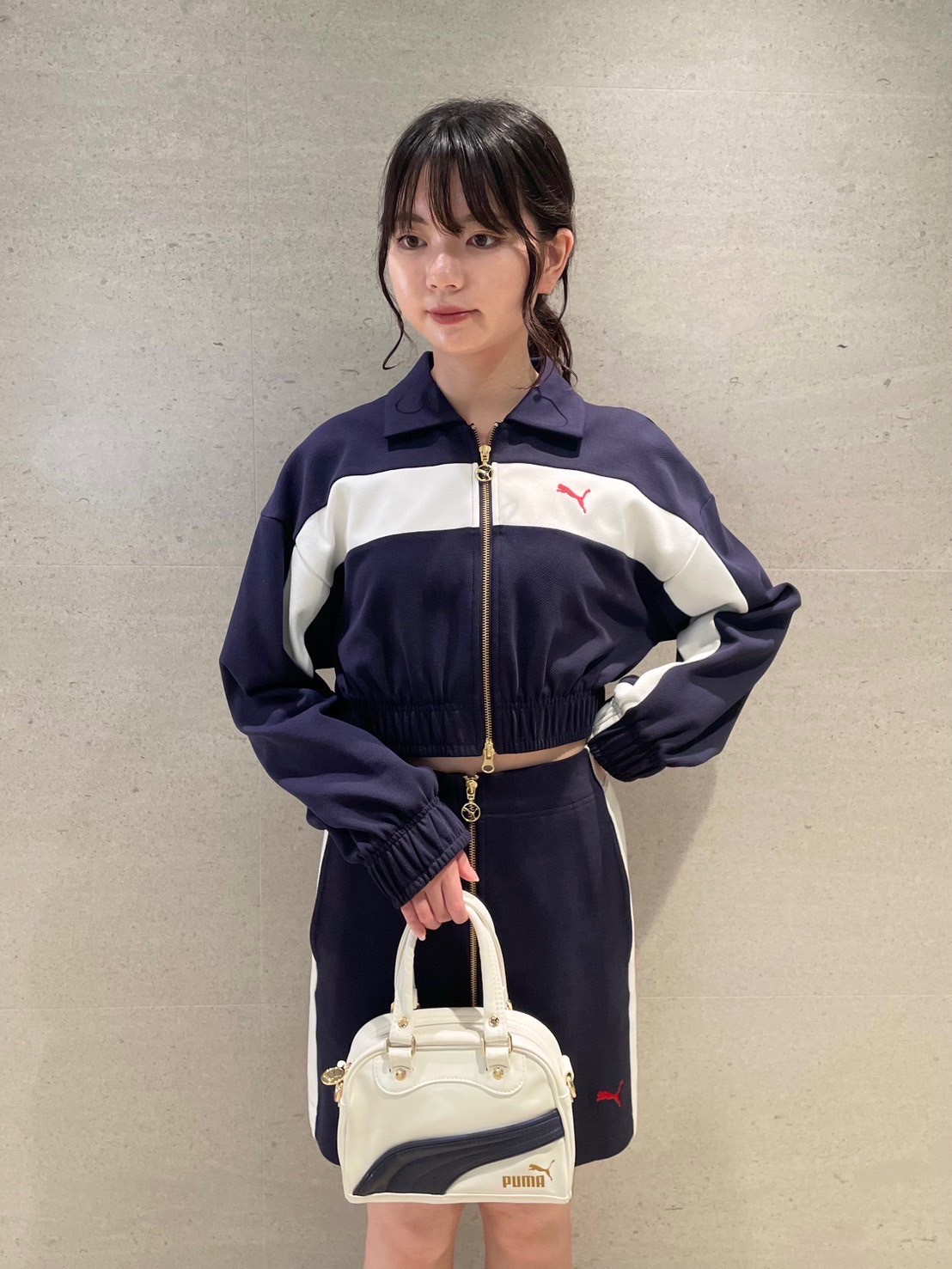 LILY BROWN×PUMA】フロントジップミニスカート(ミニスカート