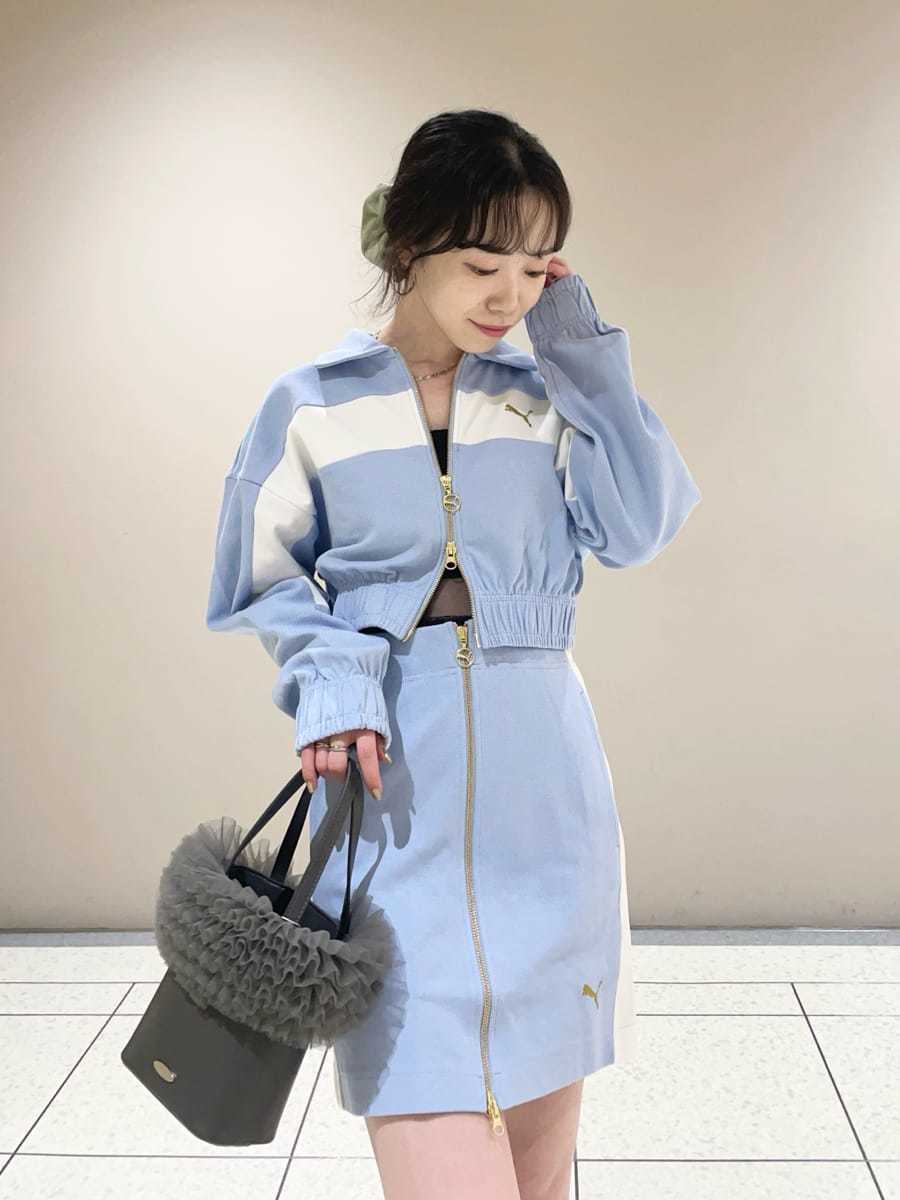 LILY BROWN×PUMA】フロントジップミニスカート(ミニスカート
