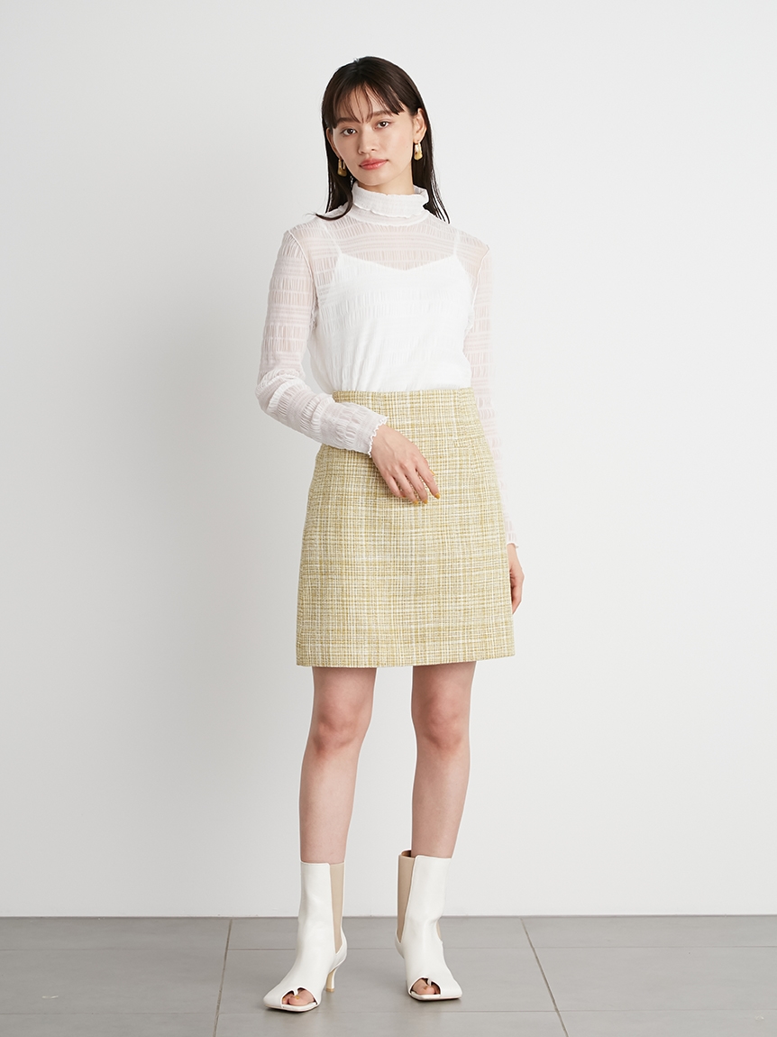 レイヤードギャザートップス カットソー トップス Lily Brown リリーブラウン の通販サイト 公式