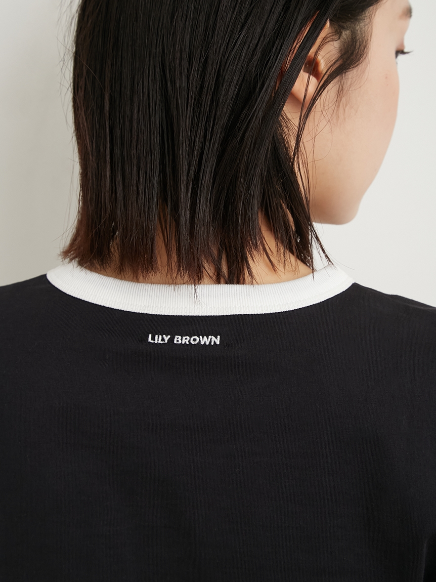 LILY BROWN×MARY QUANTバリエーションクロップドTシャツ