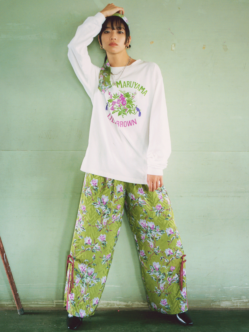 LILY BROWN×KEITA MARUYAMA】コラボレーションプリントロングTシャツ(T