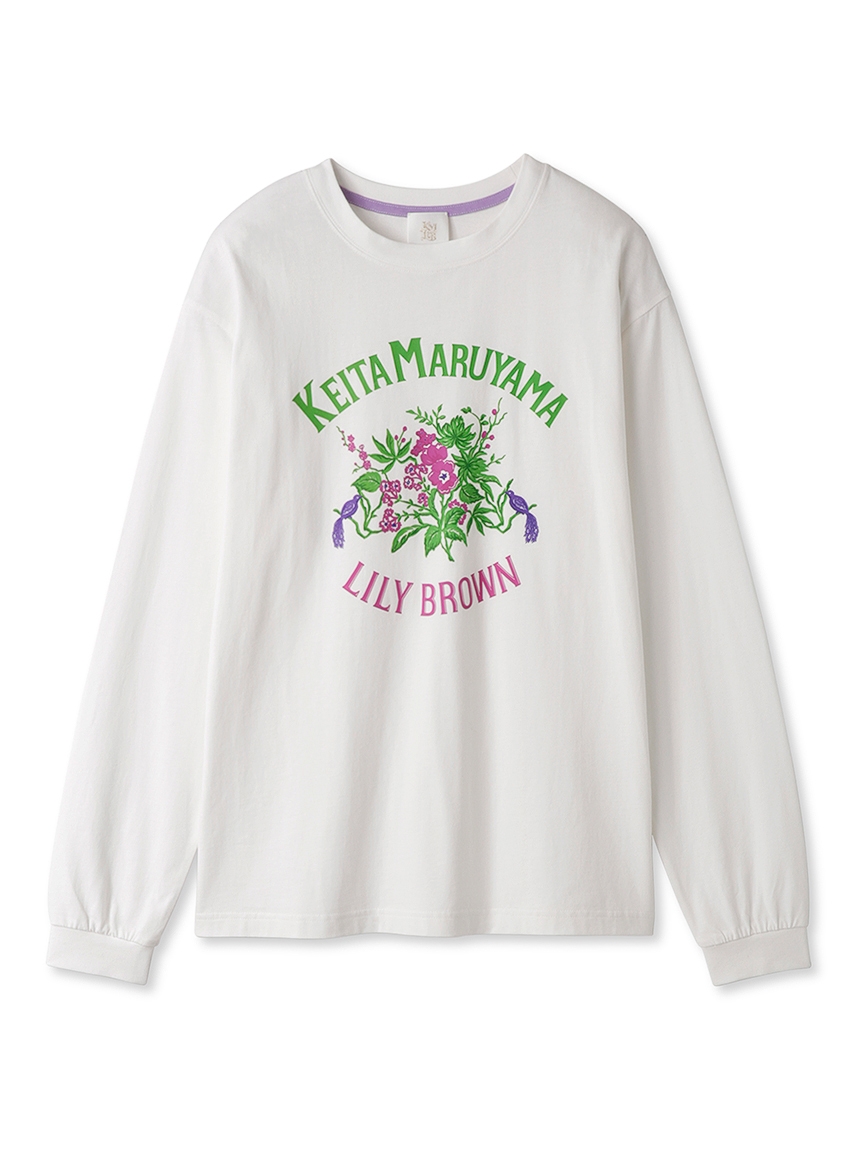 LILY BROWN×KEITA MARUYAMA】コラボレーションプリントロングTシャツ(T