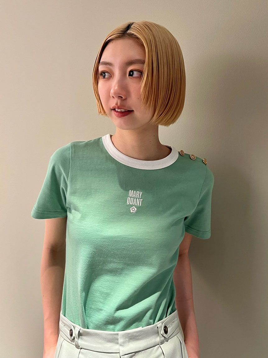 HOTマリークワントTシャツ(リリーブラウンコラボ商品) トップス