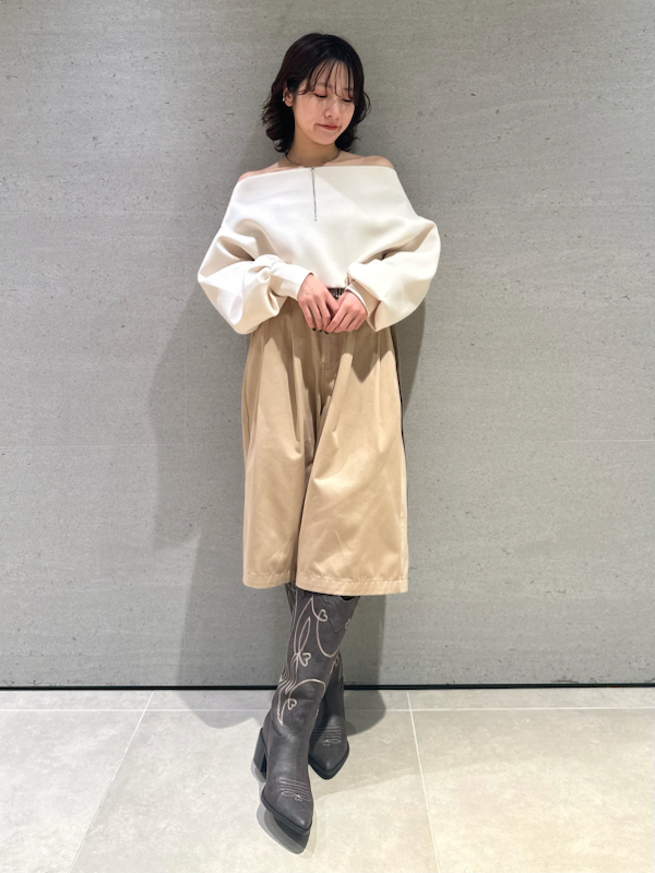 セール】タックスリーブオフショルダースウェット（スウェット